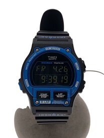 【中古】TIMEX◆クォーツ腕時計/8 LAP 1986 復刻デザイン/デジタル/ブラック/TW5M54400【服飾雑貨他】