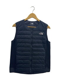 【中古】THE NORTH FACE◆RED RUN VEST_レッドランベスト/L/ナイロン/BLK【レディースウェア】