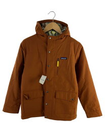 【中古】patagonia◆ジャケット/L/ナイロン/オレンジ/68460FA16/キッズインファーノジャケット【レディースウェア】