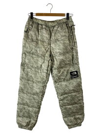 【中古】Supreme◆19AW/Paper Print Nuptse Pant/ヨゴレ箇所有/S/ナイロン/ND91805I【メンズウェア】