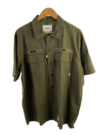 【中古】WTAPS◆半袖シャツ/4/レーヨン/KHK【メンズウェア】