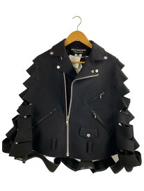 【中古】JUNYA WATANABE COMME des GARCONS◆ベスト/S/ウール/BLK【メンズウェア】