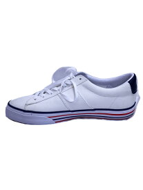 【中古】POLO RALPH LAUREN◆ローカットスニーカー/US9/WHT/01087 J22【シューズ】