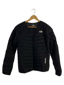 【中古】THE NORTH FACE◆THUNDER ROUNDNECK JACKET_サンダーラウンドネックジャケット/XL/ナイロン/BLK/無【メンズウェア】