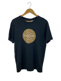 【中古】COACH◆Tシャツ/S/コットン/BLK/F33780【メンズウェア】