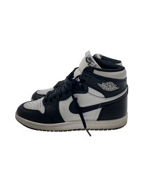 【中古】NIKE◆AIR JORDAN 1 HIGH 85 BLACK/WHITE/25.5cm/BLK/BQ4422-001【シューズ】