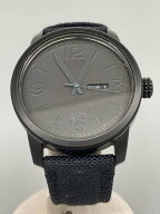 【中古】CITIZEN◆CITIZEN/シチズン/ソーラー腕時計/アナログ/BLK/BLK/E101-S064783//【服飾雑貨他】
