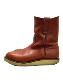 【中古】RED WING◆ペコスブーツ・ペコスブーツ/US7.5/BRW【シューズ】