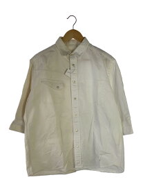 【中古】sacai◆ドッキングシャツ/7分袖シャツ/1/コットン/WHT/19-02079M【メンズウェア】