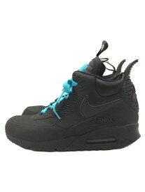 【中古】NIKE◆AIR MAX 90 SNEAKERBOOT WNTR/エアマックススニーカーブーツウィンター/ブラック/24.5c【シューズ】