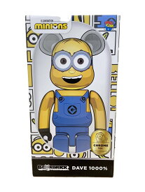 【中古】MEDICOM TOY◆フィギュア/BEARBRICK DAVE CHROME Ver. 1000【ホビー】