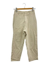 【中古】EDDIE BAUER◆ストレートパンツ/28/コットン/WHT/無地【レディースウェア】