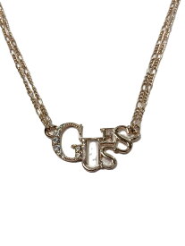 【中古】GUESS◆ネックレス/--/PNK/トップ有/レディース【服飾雑貨他】