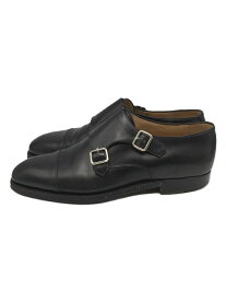 【中古】BRIONI◆ドレスシューズ/UK8.5/BLK/レザー【シューズ】