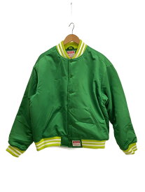 【中古】Supreme◆24AW/mitchell&ness Satin Varsity Jacket/L/ポリエステル/GRN//【メンズウェア】