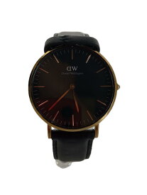 【中古】Daniel Wellington◆腕時計/アナログ/--/BLK/BLK/r36r13【服飾雑貨他】