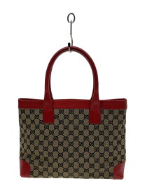 【中古】GUCCI◆ハンドバッグ/キャンバス/CML/総柄/002058【バッグ】