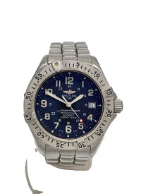 【中古】BREITLING◆スーパーオーシャン/デイト/自動巻腕時計/アナログ/ステンレス/20231118日差+18【服飾雑貨他】