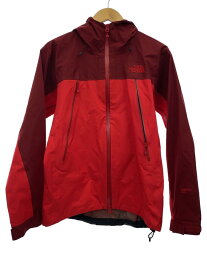 【中古】THE NORTH FACE◆CLIMB LIGHT JACKET/M/ナイロン/RED【メンズウェア】