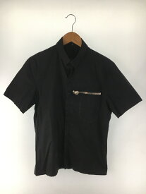 【中古】VERSUS VERSACE◆シャツ/48/--/BLK/無地【メンズウェア】