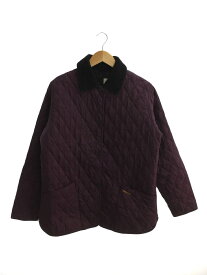 【中古】Barbour◆SHAPED LIDDESDALE/キルティングジャケット/14/パープル【メンズウェア】