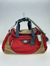 【中古】TUMI◆travel duffel bag/2WAY/ショルダー/ボストンバッグ/ナイロン/RED/656DGR【バッグ】