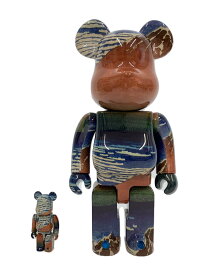 【中古】MEDICOM TOY◆ベアブリック/葛飾北斎/400％×100％/フィギュア【ホビー】