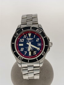 【中古】BREITLING◆スーパーオーシャン 42/自動巻腕時計/BLK/SLV/A17364/20240308日差-17【服飾雑貨他】