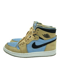 【中古】NIKE◆AIR JORDAN 1 ZOOM CMFT_エア ジョーダン 1 ズーム コンフォート/24.5cm/BLU/P【シューズ】