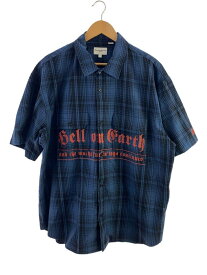 【中古】Supreme◆23SS/Bernadette Corporation S/S Work Shirt/L/NVY/チェック【メンズウェア】