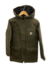 【中古】Carhartt◆ジャケット/S/コットン/KHK/ダックジャケット【メンズウェア】