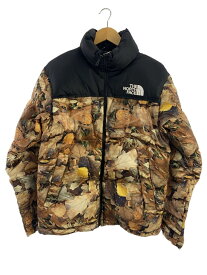 【中古】THE NORTH FACE◆×SUPREME/LEAVES NUPTSE/ダウンジャケット_ND51602I/S/ナイロン/マルチカラー/総【メンズウェア】