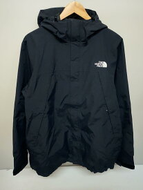 【中古】THE NORTH FACE◆SCOOP JACKET_スクープジャケット/L/ナイロンシェル/BLK【メンズウェア】