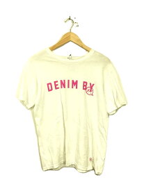 【中古】DENIM BY VANQUISH &amp; FRAGMENT◆Tシャツ/S/コットン/WHT//【メンズウェア】