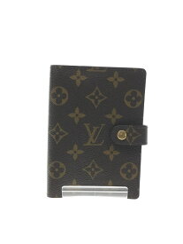 【中古】LOUIS VUITTON◆アジェンダPM_モノグラム_BRW/レザー/BRW/ブラウン/ルイヴィトン/手帳カバー/セカスト【服飾雑貨他】