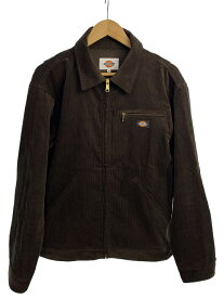 【中古】DICKIES◆ペインタージャケット/ブルゾン/M/コーデュロイ/ブラウン/無地/ディッキーズ【メンズウェア】