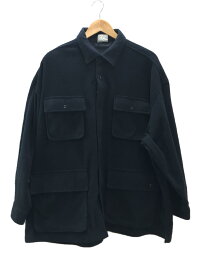 【中古】FreshService◆21s/POLARTEC/MICRO FLEECE SHIRT/FREE/ポリエステル/ブラック【メンズウェア】