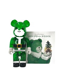 【中古】MEDICOM TOY◆BE@RBRICK/フィギュア/グリーンサンタ/伊勢丹限定【ホビー】