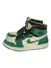 【中古】NIKE◆AIR JORDAN 1 ZOOM CMFT_エアジョーダン 1 ズーム コンフォート/27cm/GRN【シューズ】