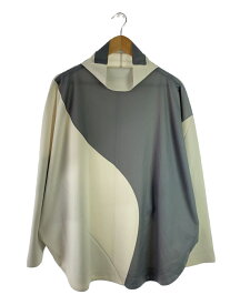 【中古】ISSEY MIYAKE◆GEOMETRY JERSEY STITCH 1/3/ポリエステル/CRM/LA41JK083【メンズウェア】