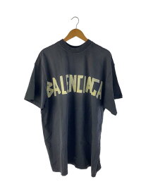 【中古】BALENCIAGA◆バレンシアガ/Tシャツ/テープタイプ/791615/サイズ3/コットン/グレー//【メンズウェア】