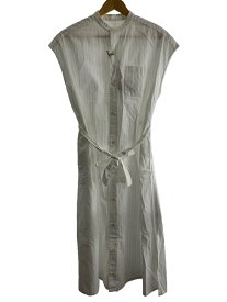 【中古】Engineered Garments◆ノースリーブワンピース/1/コットン/WHT【レディースウェア】