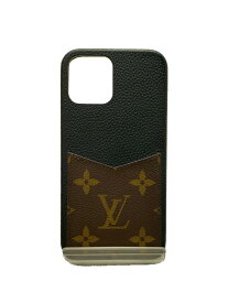 【中古】LOUIS VUITTON◆iphone12 pro/服飾雑貨/レザー/メンズ/M80080【服飾雑貨他】