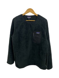 【中古】patagonia◆LOS GATOS FREECE CREW/スウェット/L/ポリエステル/BLK/25895【メンズウェア】