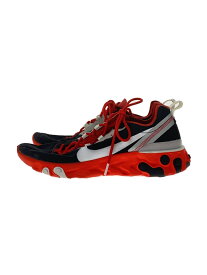 【中古】NIKE◆REACT ELEMENT 55_リアクト エレメント 55/28cm/BLK【シューズ】