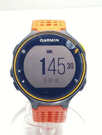 【中古】GARMIN◆スマートウォッチ/デジタル/ラバー/BLK/ORN/FOREATHLETE 235J【服飾雑貨他】