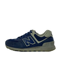 【中古】NEW BALANCE◆ローカットスニーカー/24cm/NVY/WL574WEA【シューズ】