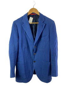 【中古】ISAIA◆テーラードジャケット/50/コットン/BLU/007173/? NULL ?【メンズウェア】