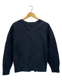 【中古】sacai◆17ss/Corset-Laced Sweater/スウェット/3/コットン/ブラック【レディースウェア】