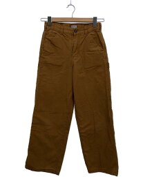 【中古】Carhartt◆ストレートパンツ/33/コットン/BRW/無地//【レディースウェア】